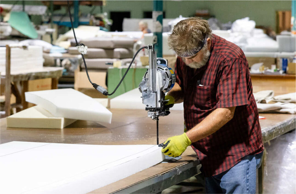 Custom clearance cushion maker