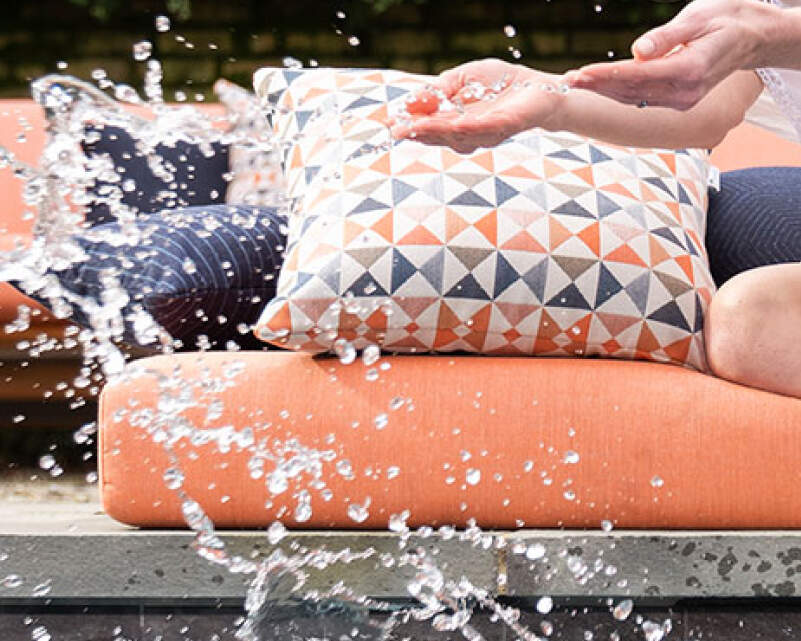 Outdoor pillows with good durability.