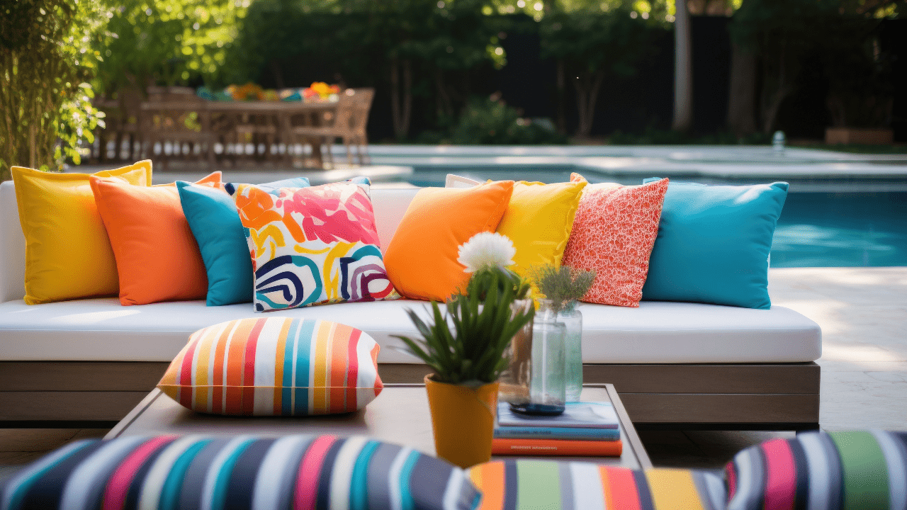 Custom size outdoor cushions