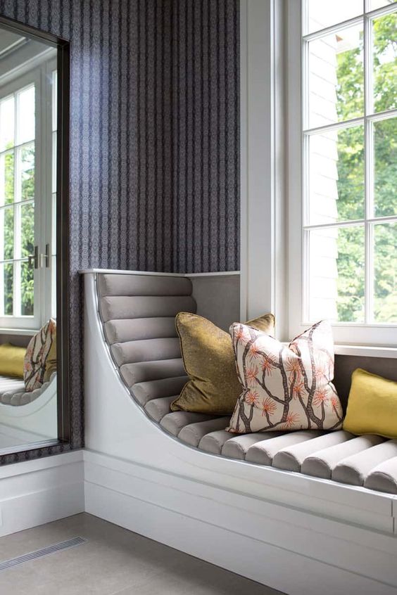 designer pillows for window bench